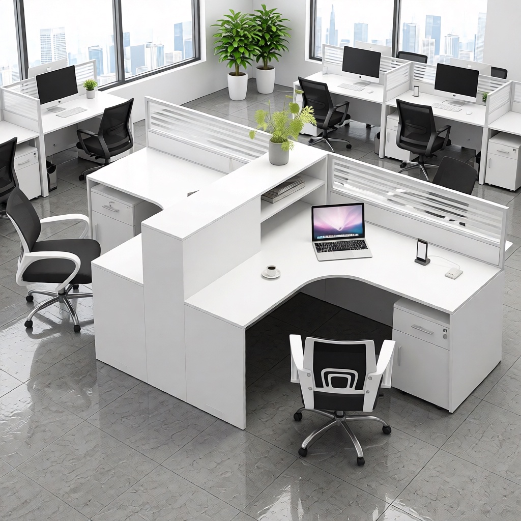 Двойной стол офисный