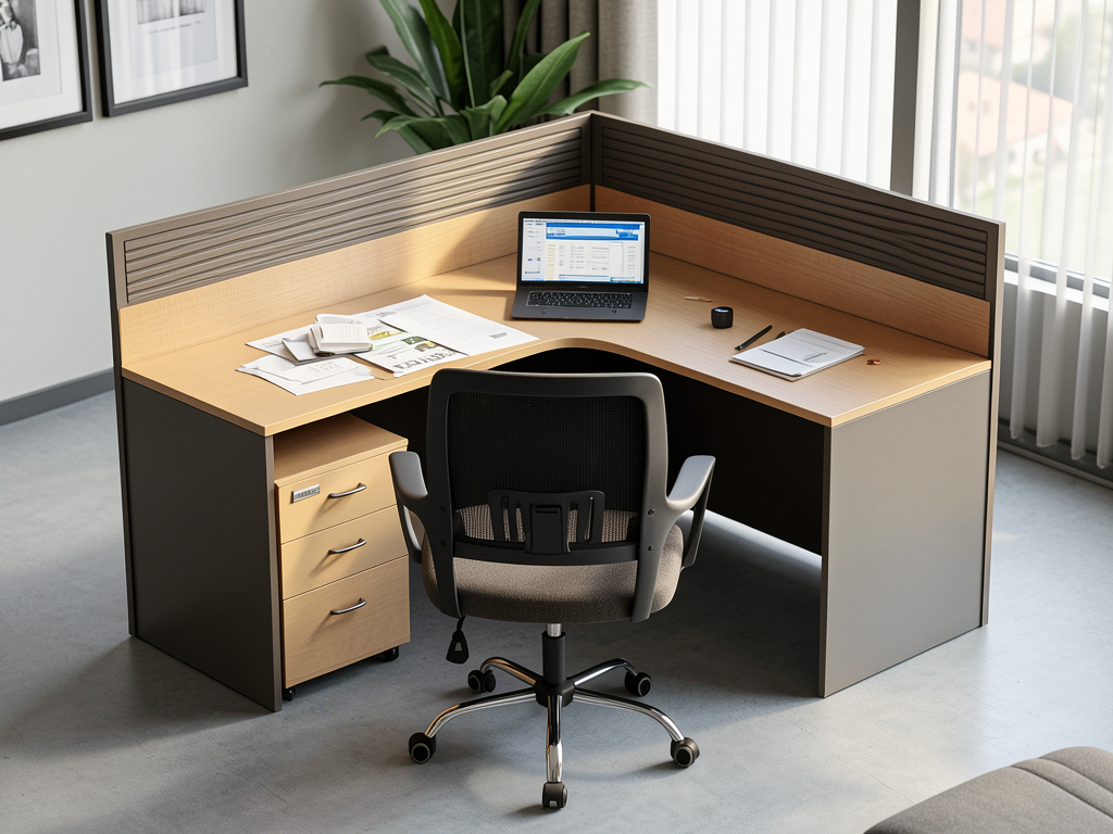 Угловой офисный стол