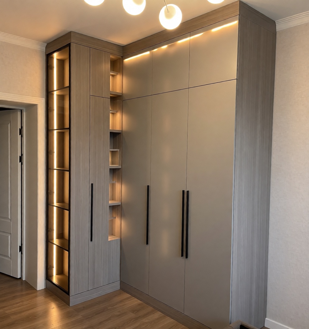 Шкаф с угловым пеналом